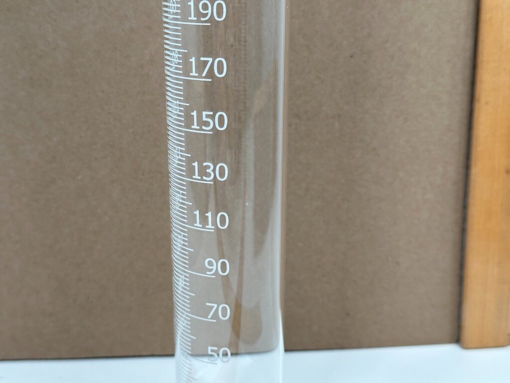 VWR Measuring Cylinder, Hexagonal Base, TC, with Spout, Double Scale, 250 ml