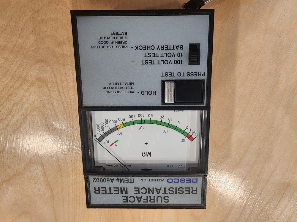 DESCO A50002 SURFACE RESISTANCE TESTER M5456