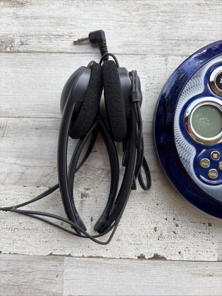 Philips AX2412/17 Portable CD Player ESP Discman Working Blue