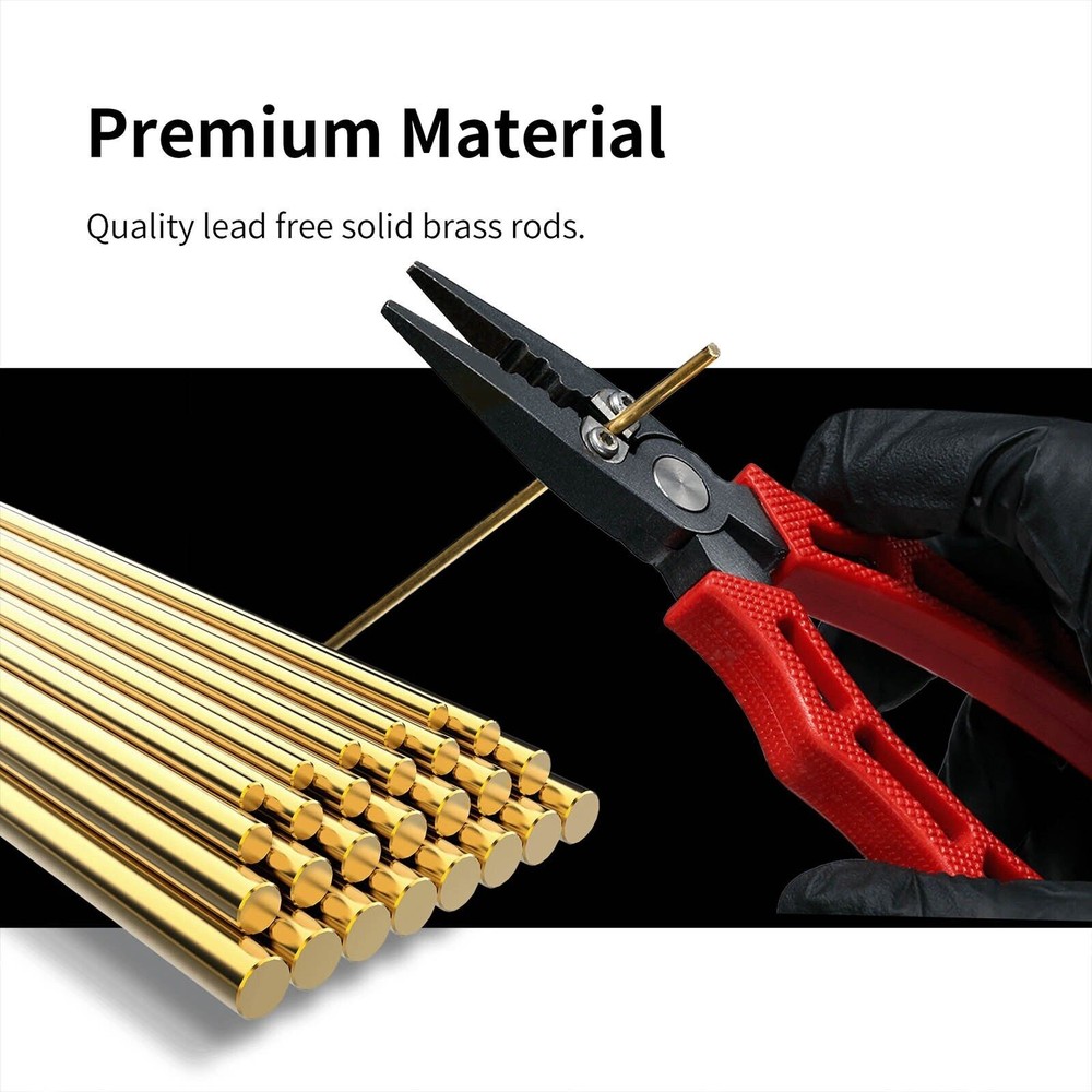 2.0mm Solid Brass Rod Hobby Knife Making Scratch Building Model Craft Tool