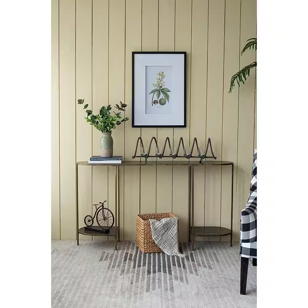 Gray Metal Candelabra (5-Pack)