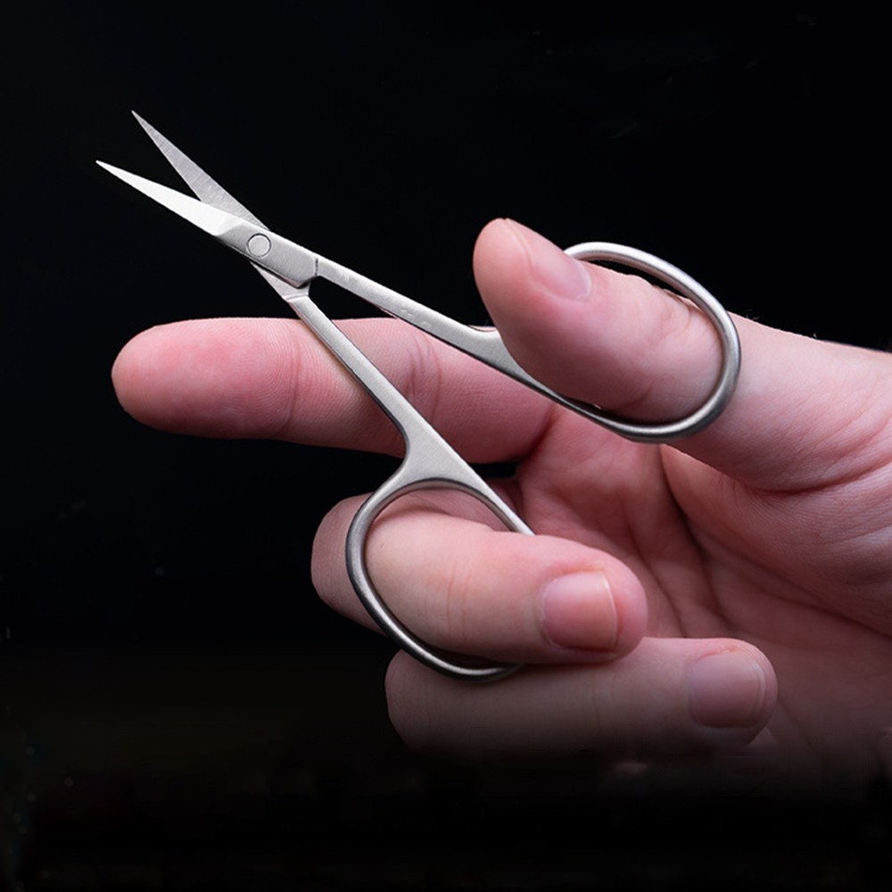 T10B01 Stainless Steel Sharp Edge Modeling Scissor For Model Stickers Tool