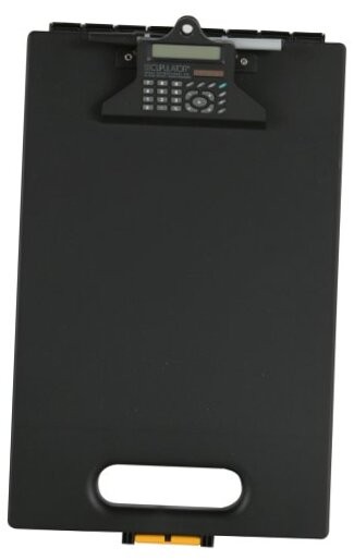 Clipcase Calculator Storage Clipboard Black