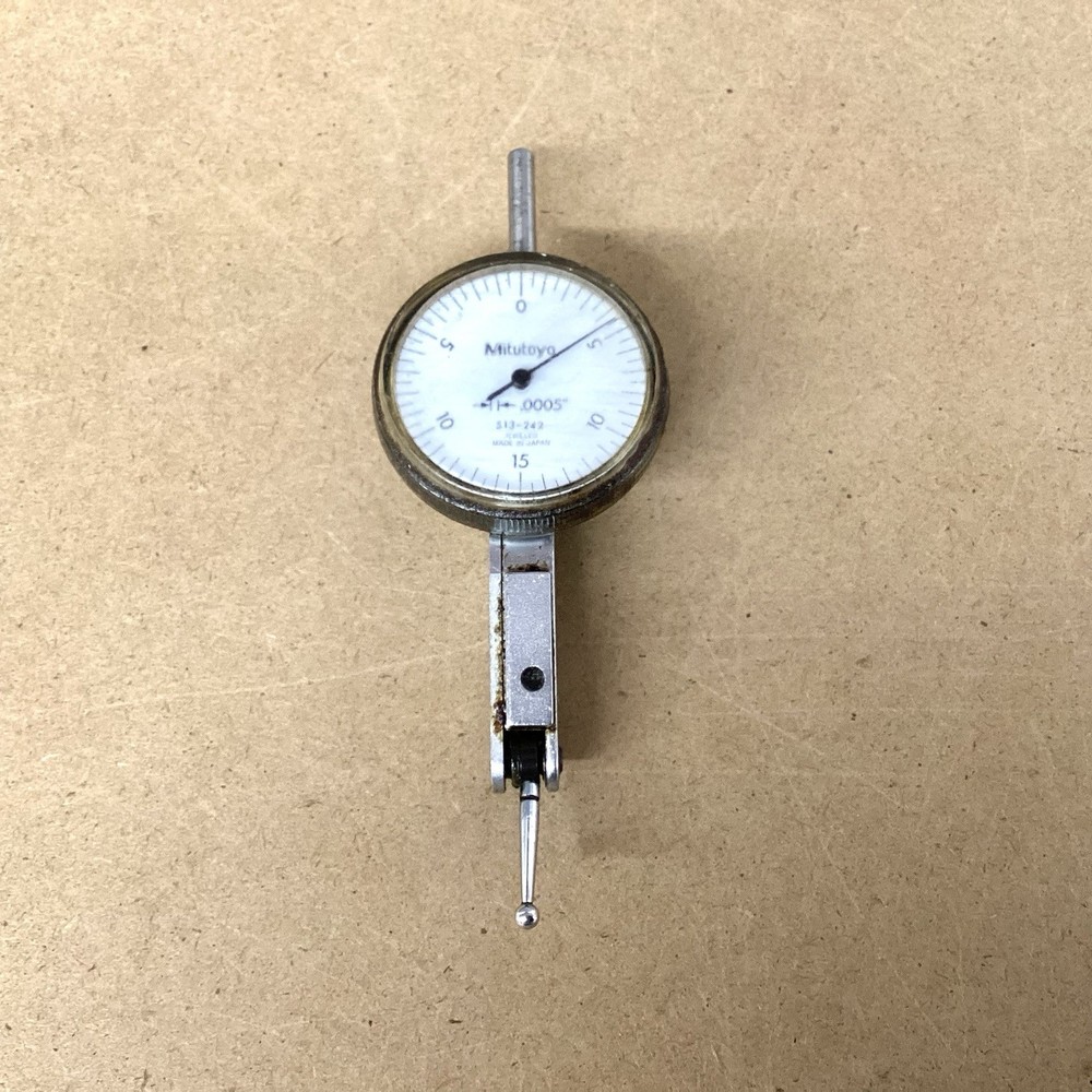 Mitutoyo Dial Test Indicator .0005” 513-242 Gage ID: 548527 Untested