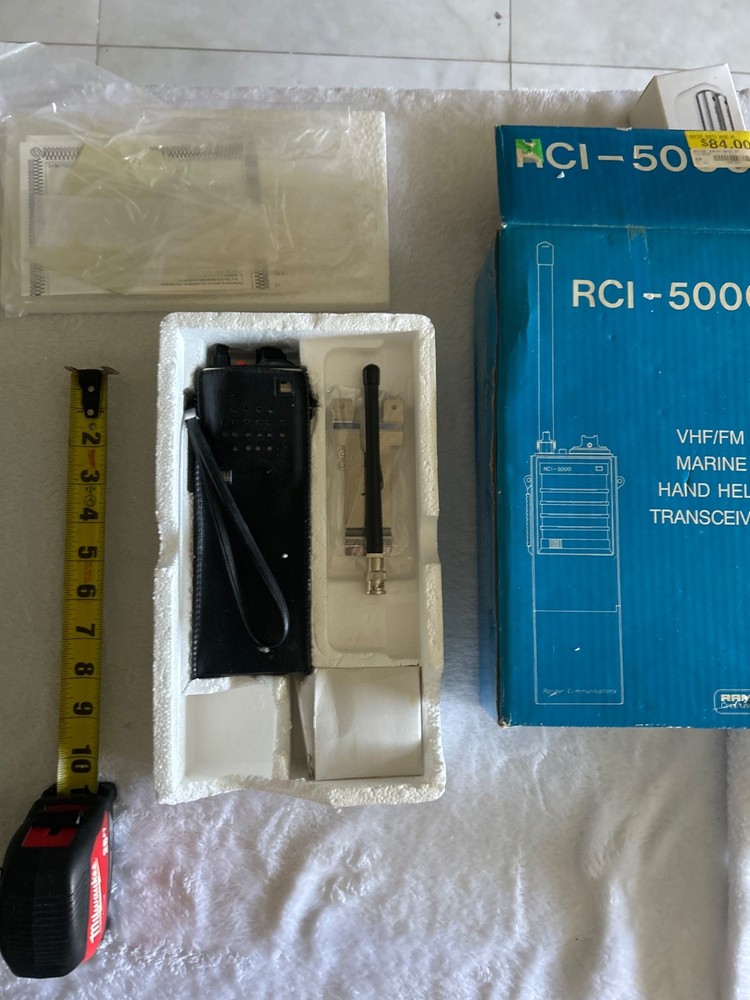 RCI-5000 vhf/fm marine hand held