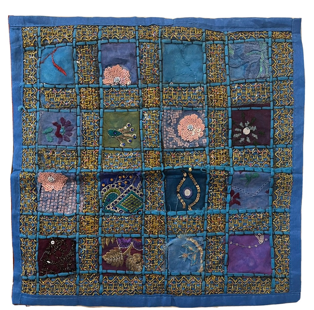 2 Recycled Sari Pillowcases