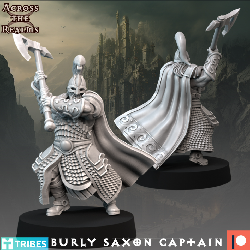 Burly Saxon Captain (28mm)
