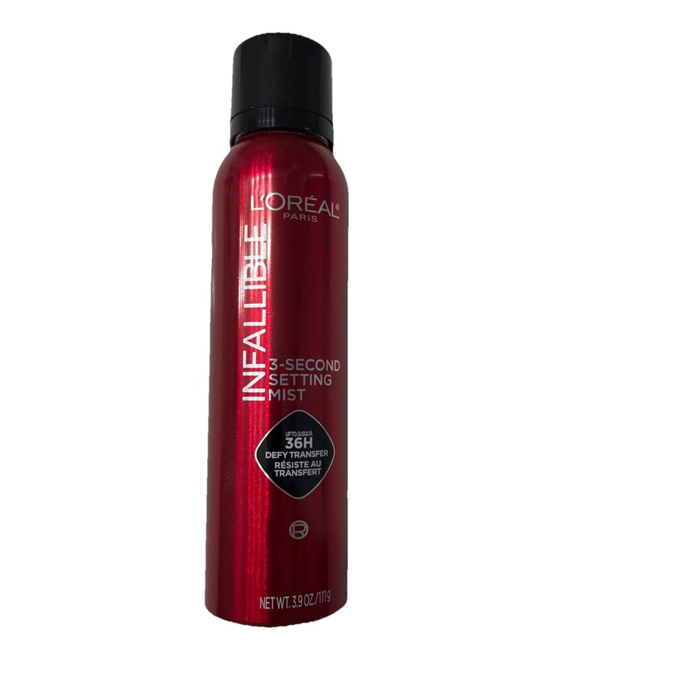 L'Oreal Paris Infallible 3-Second Setting Spray Mist 3.9oz Large Size NEW