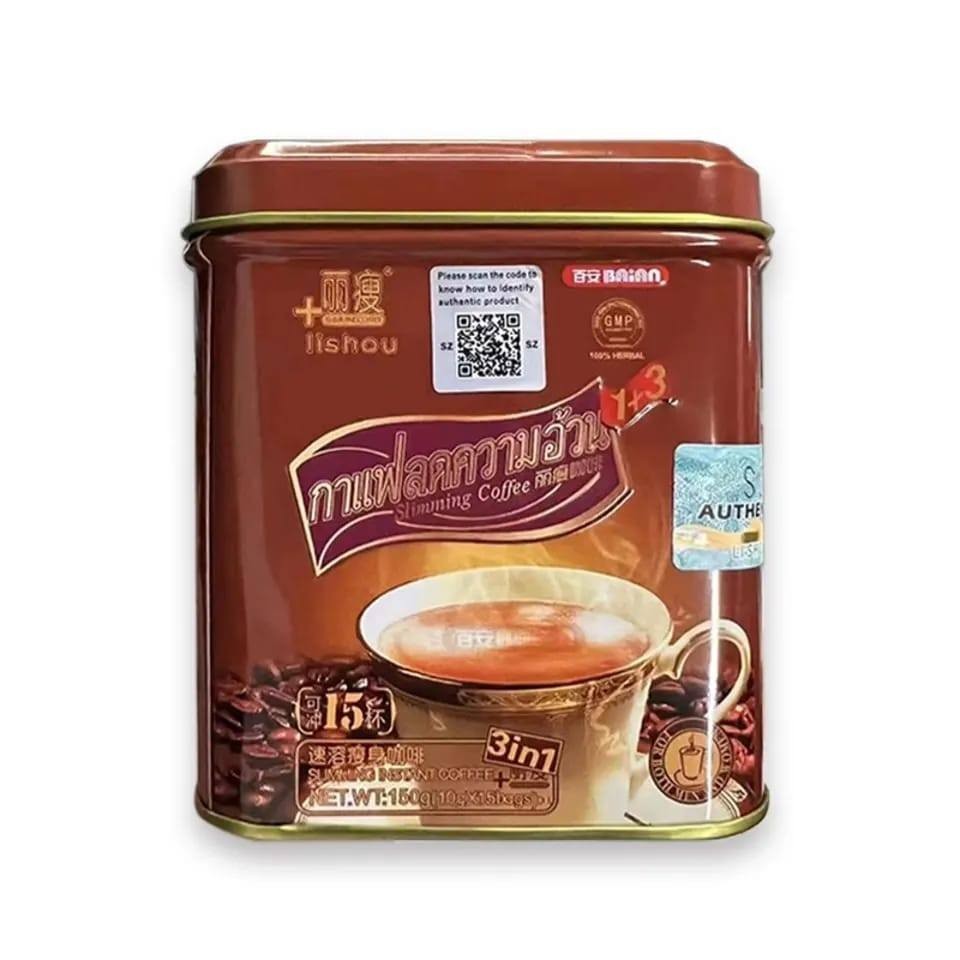 L!shou Coffee 15 sachet in can