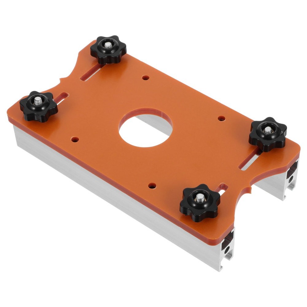 Woodworking Slotting Positioning Plate Router Table Insert Template Base