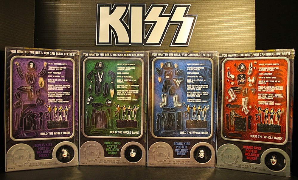 Kiss Polar Lights Pre Painted Plastic Model Kits