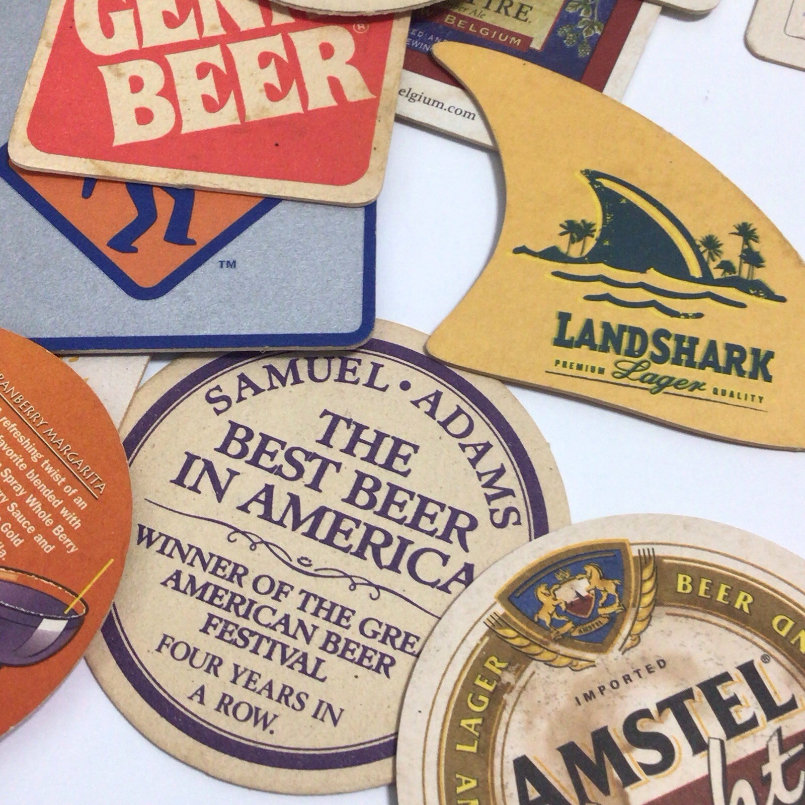 Vintage Mixed Lot of 125 Barware Beer Drink Coasters Liquor Pub Advertising