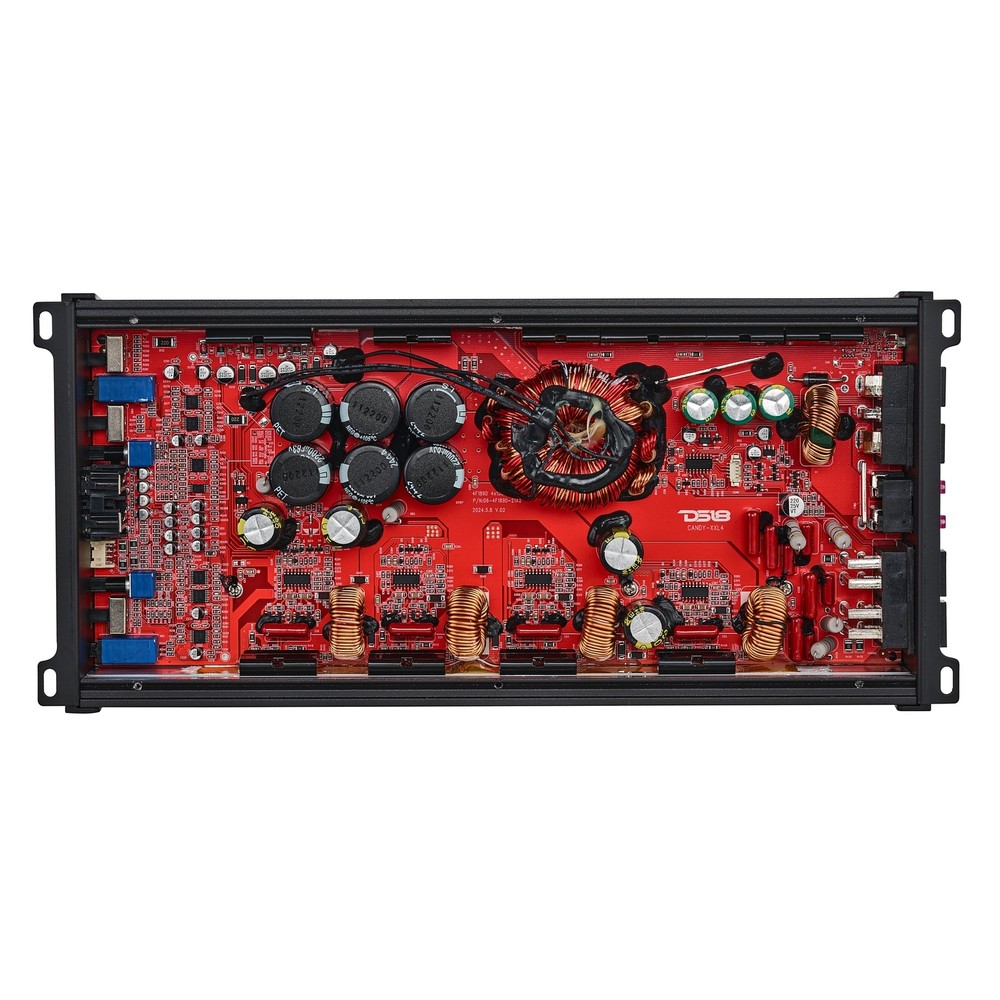 DS18 CANDY-XXL4B CANDY Compact Full-Range Class D 4-Channel Amplifier 3200 Watts