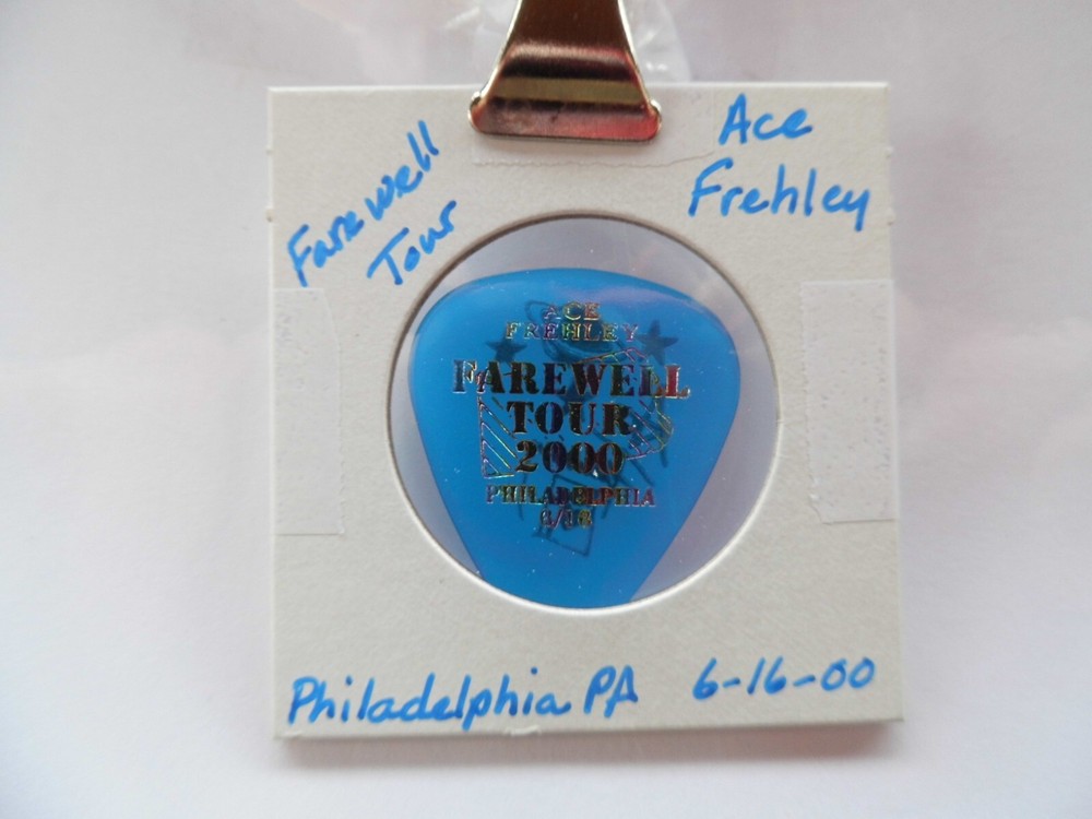 KISS ACE FREHLEY 6/16/00  GUITAR PICK~READ DESCRIPTION #5/19