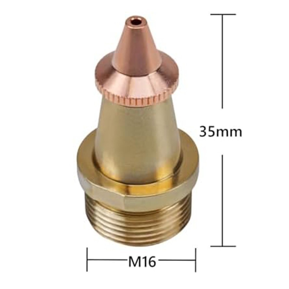 5 Piece Copper Welding Nozzle Kit for M16 Thread Cutting Wire Feed Use