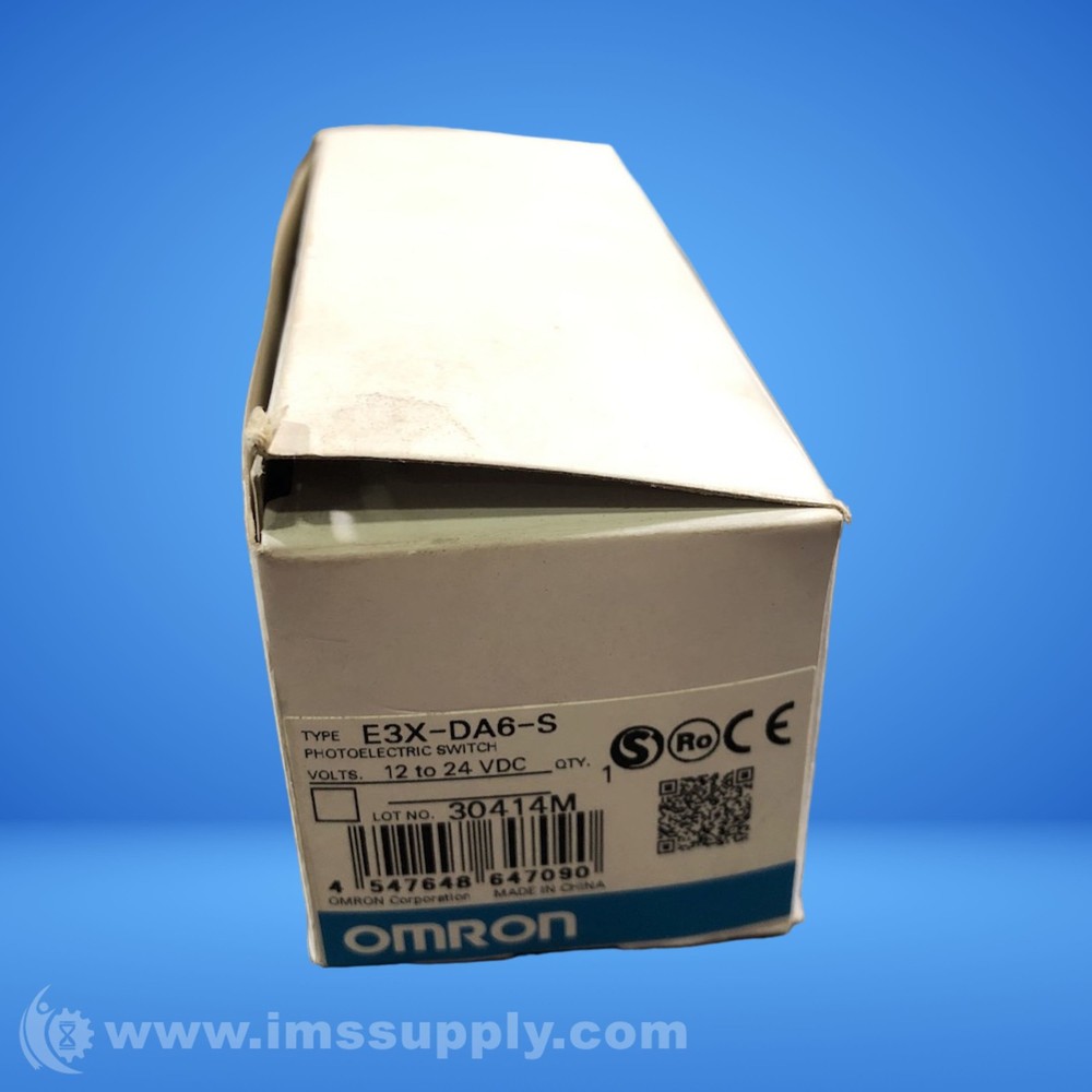 Omron E3X-DA6-S Digital Fiber Optic Sensor Switch FNFP