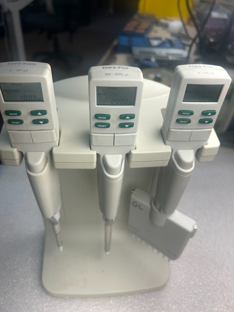 Rainin E3 Rapid Charge Stand w/ EDP3-Basic and (2) EDP3-Plus