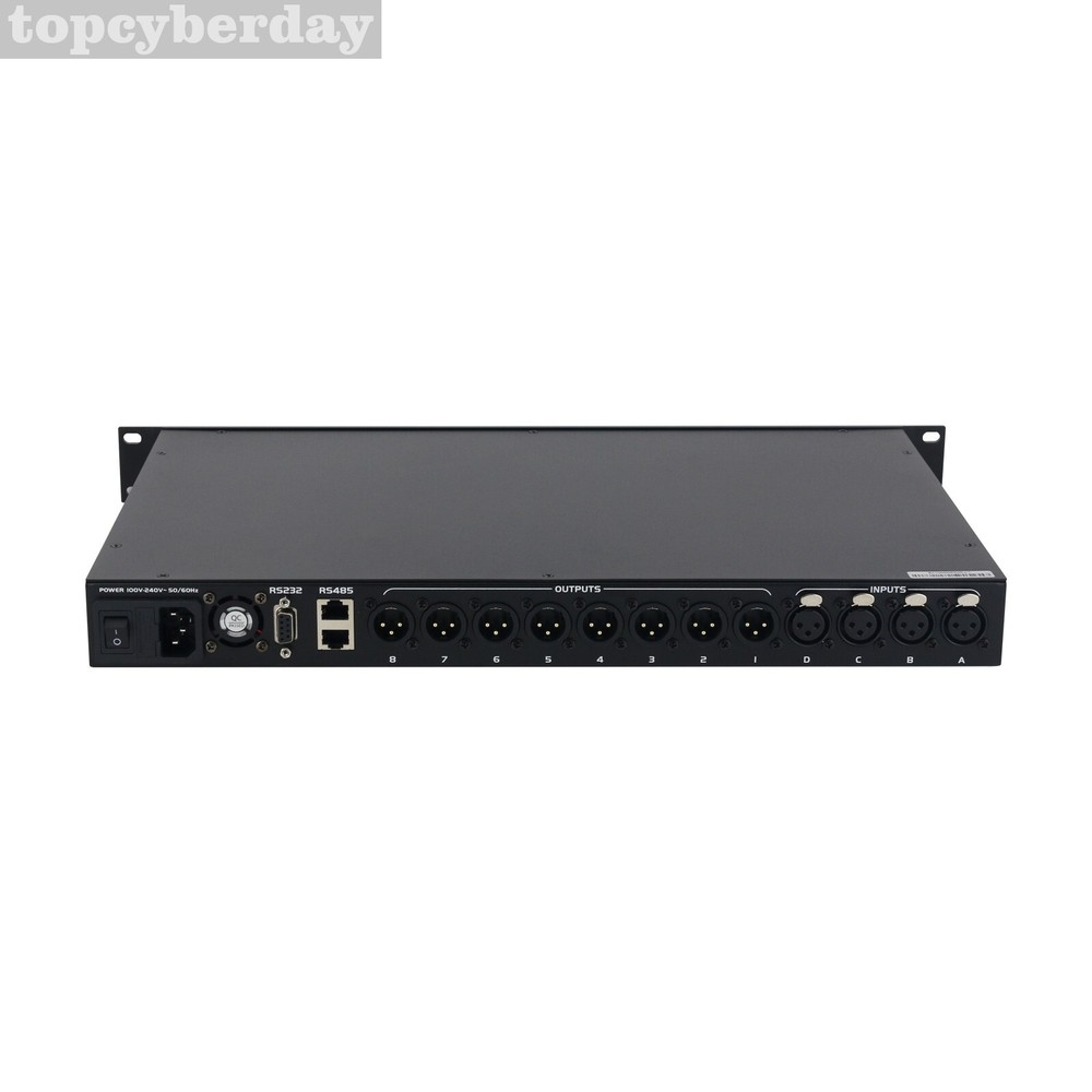 DS48 24Bit 96KHz Digital Audio Processor Audio Management System 4 In 8 Out