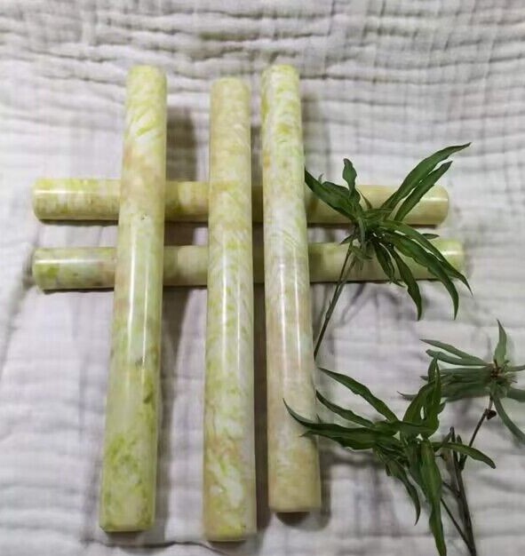 1pc Jadeite Boulder stone Rough Raw Cut rolling pin Jade Specimen - random