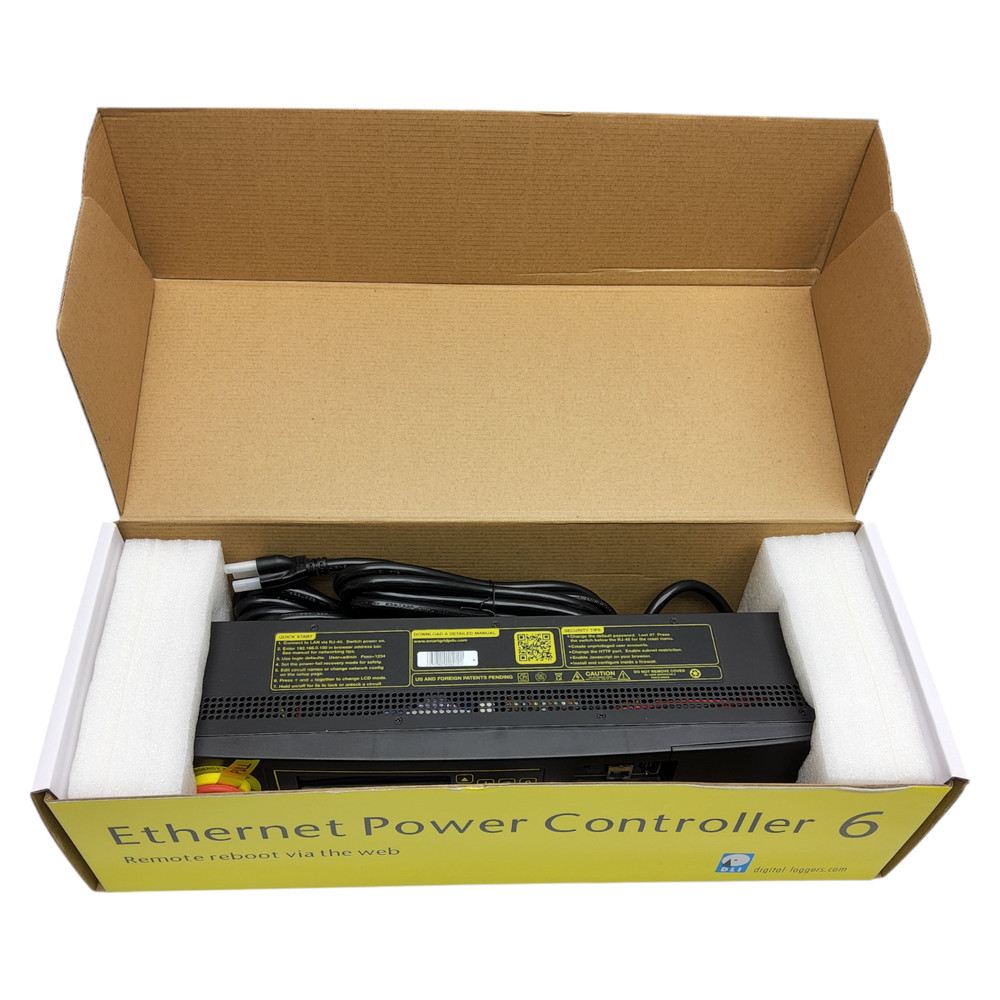 Digital Loggers DLI Ethernet Power Controller EPCR6 Remote Power Switch 18 PDU