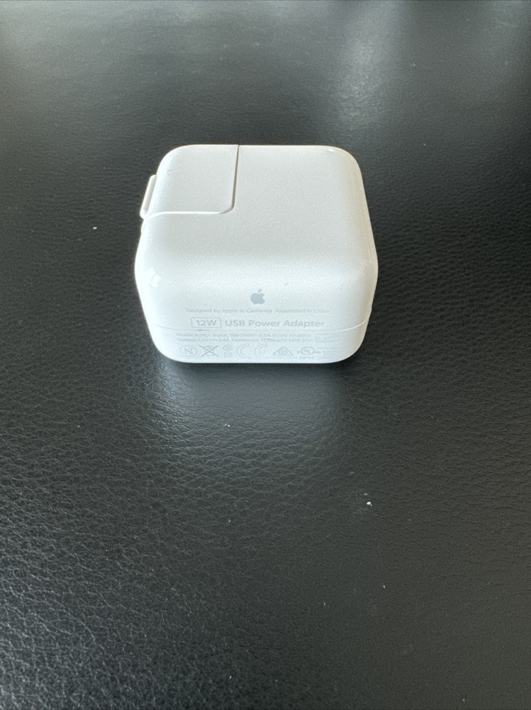 Apple 12W USB Genuine Power Adapter.  White.