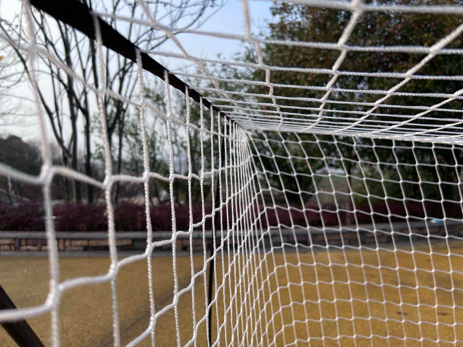 Soccer Goal 12'x6' Portable Soccer Net for Backyard w/Frame & Bag Black