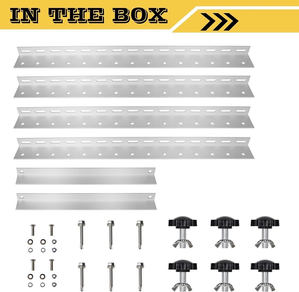 4PCS Solar Panel RV Tilt Mount Brackets Rooftop Flat Surface Adjustable Frame US