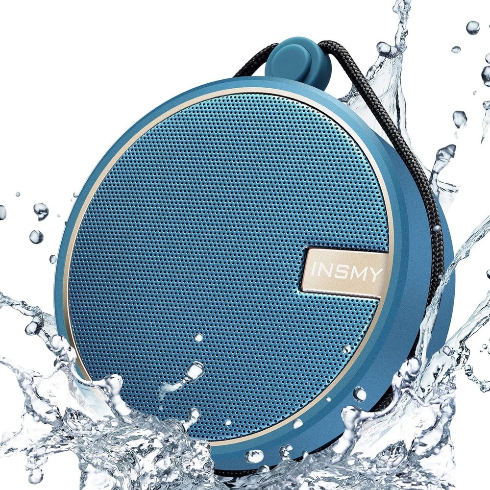 Compact Shockproof Bluetooth Speaker - Immersive Sound for Outdoor Adventures