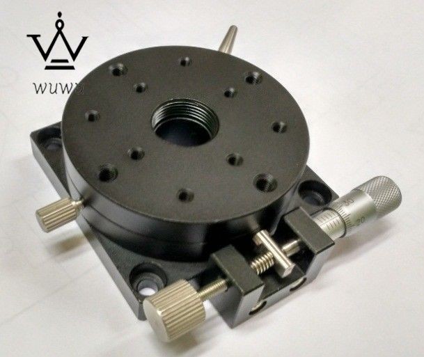 R-Axis Rotary Guide Precision Micrometer Adjustable Slider platform 38mm~158mm