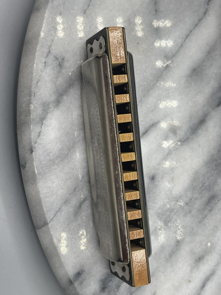 Blues Harp Harmonica By M.Hohner Germany Key C, Fully Working