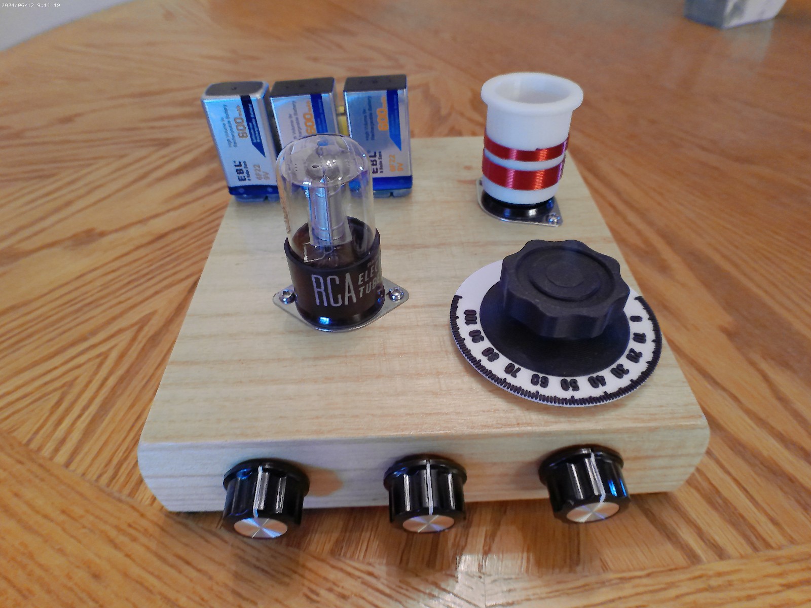 2.75" Radio Dial Knob for Regenerative or Crystal Receivers 3D Print