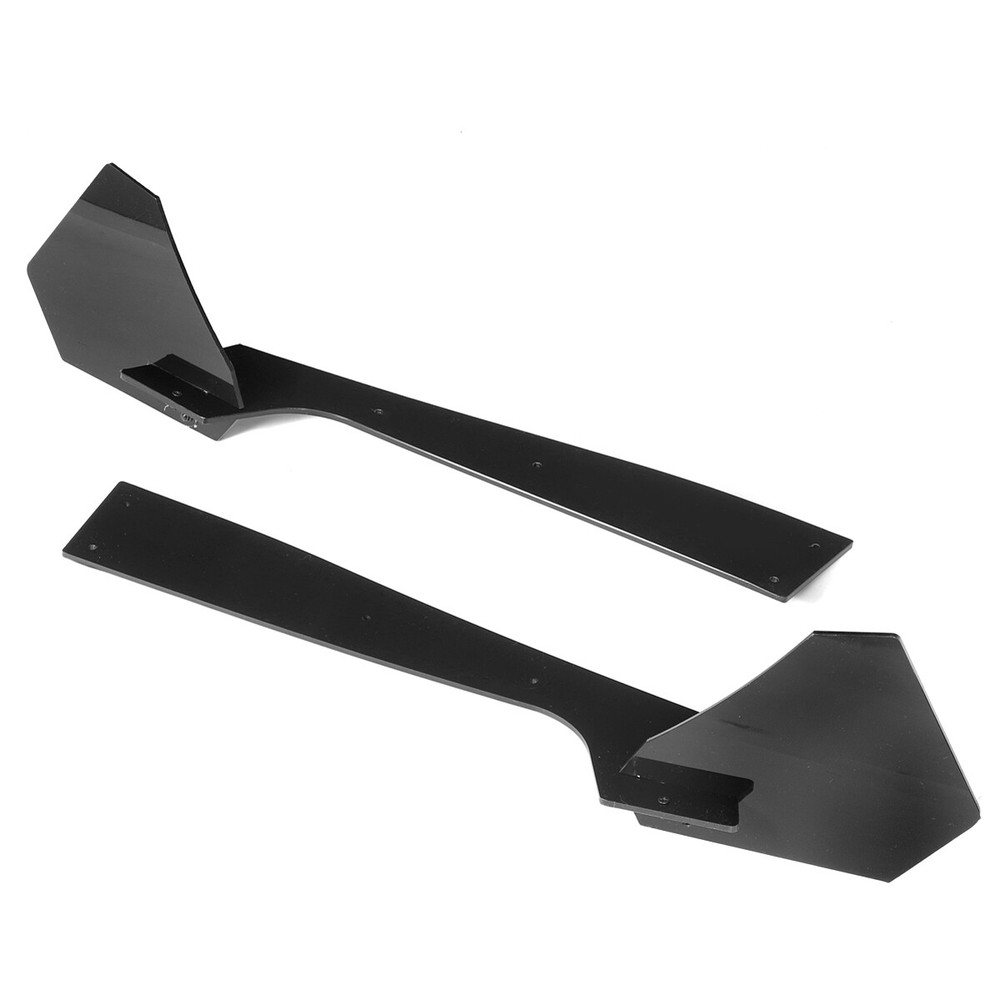 For Ford Mustang 2018-2021 Glossy Black Rear Diffuser & Rear Side Splitters