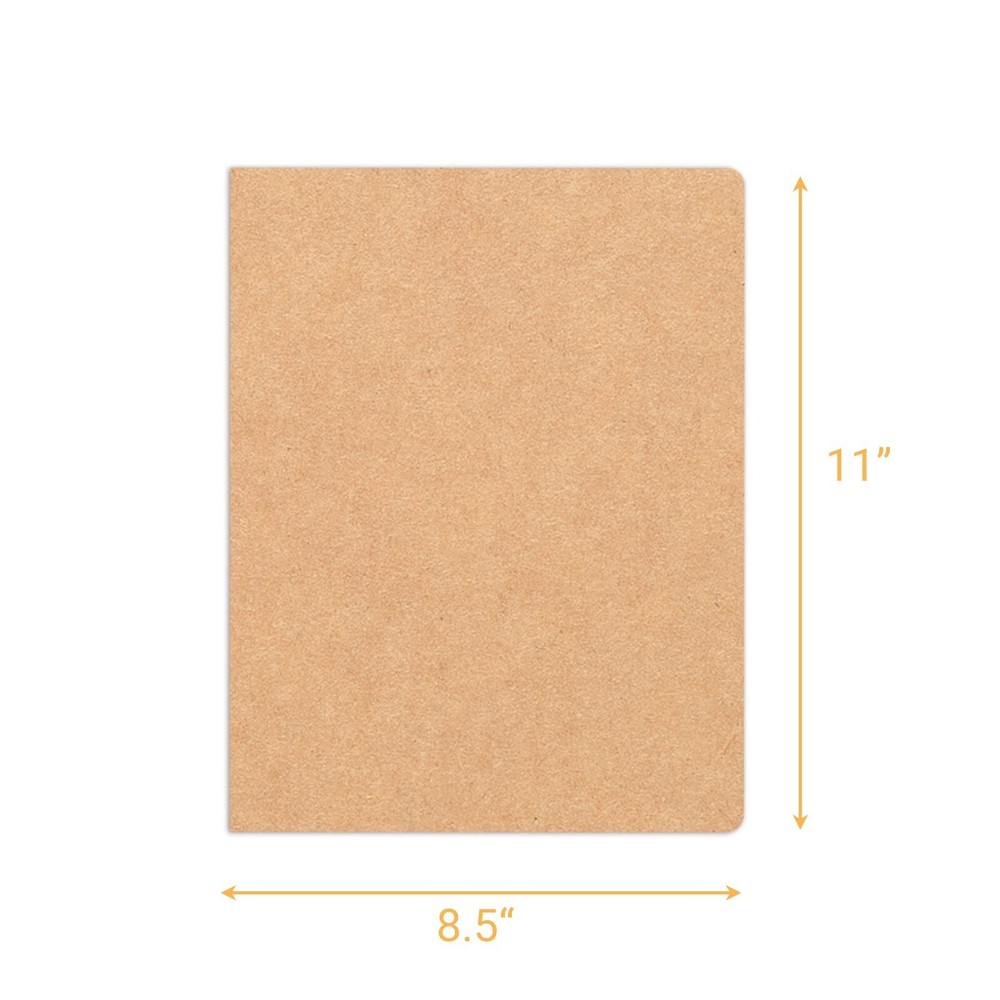 12 Pack 8.5x11 inch Large Lined Notebook Journals Bulk, 32 sheets / 64 Pages,...
