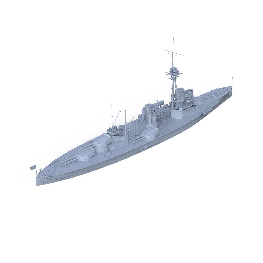 1/2000 Model Kit HMS Colossus Battleship 1918