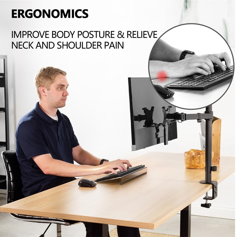 Computer Keyboard Stand PC Keyboard Stand Acrylic Tilted Keyboard Stand for E...
