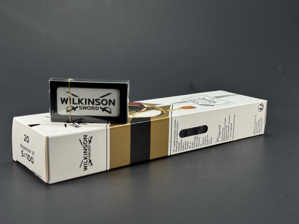 100 Wilkinson Sword double edge razor blades