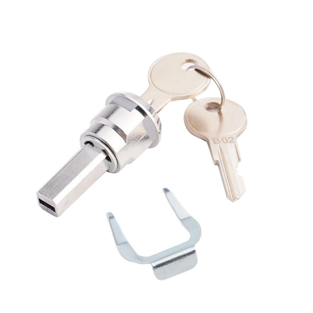 Silver Toolbox Lock For Cabinet Drawer Universal Movable Accessory Brand New