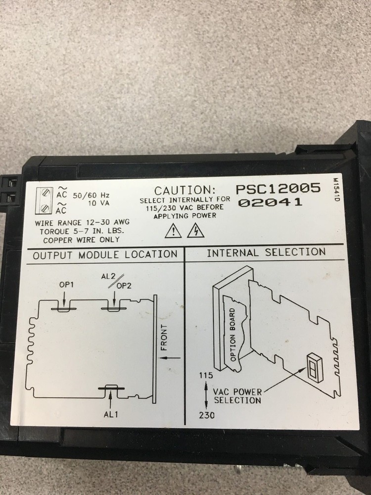 NEW NO BOX RED LION CONTROLS PANEL METER PSC12005