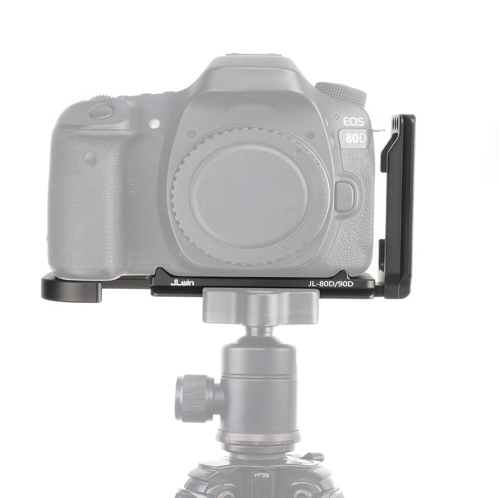 L Bracket Camera Mount Quick Release Plate For Canon 70D 80D 90D