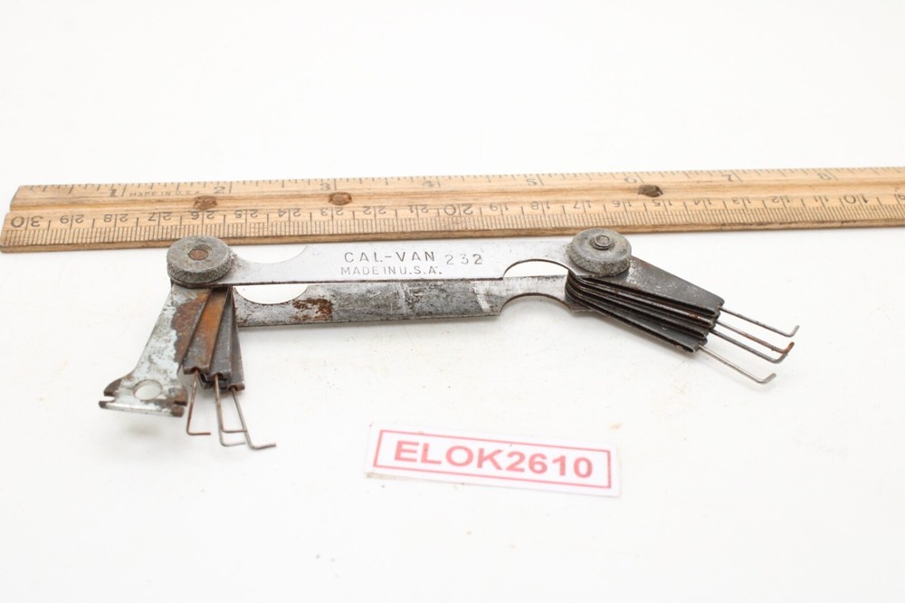 CAL-VAN 232 Spark Plug Feeler Gap Tool USA