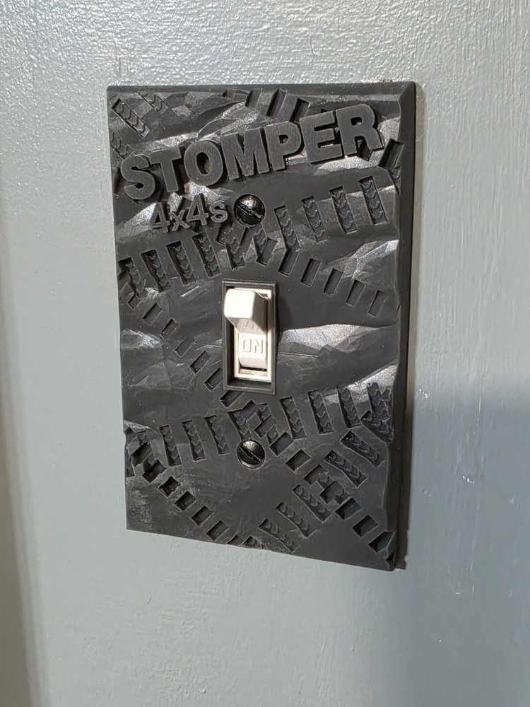 Schaper Stomper custom resin 3d printed Wall Light Switch Cover