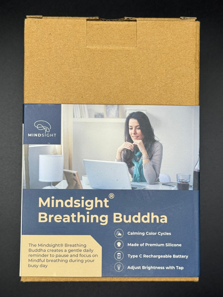 Mindsight Breathing Buddha • Visual Meditation Tool for Mindfulness & Stress
