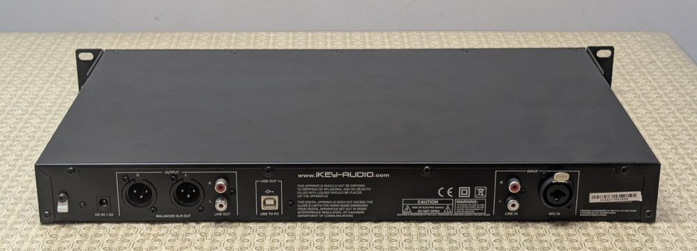 iKEY-AUDIO RM3 Rackmount Professional Digital Recorder - Working