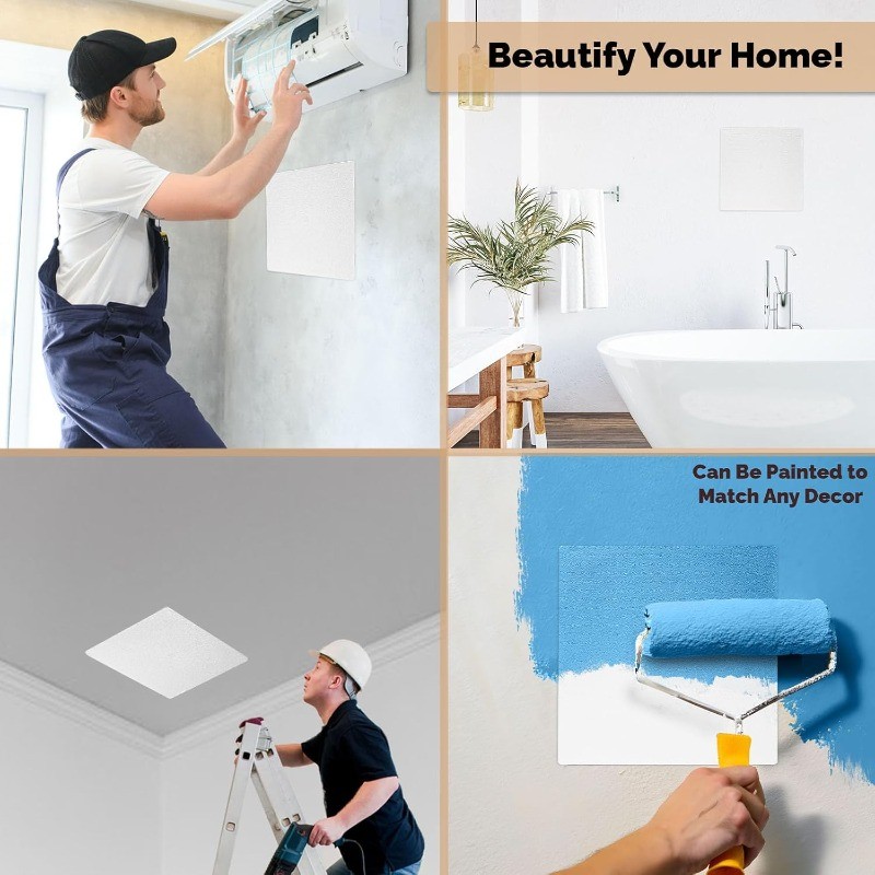 Spring Access Panel 12x12 Inch forCeiling Drywall Heavy-Duty Durable ABS Plastic