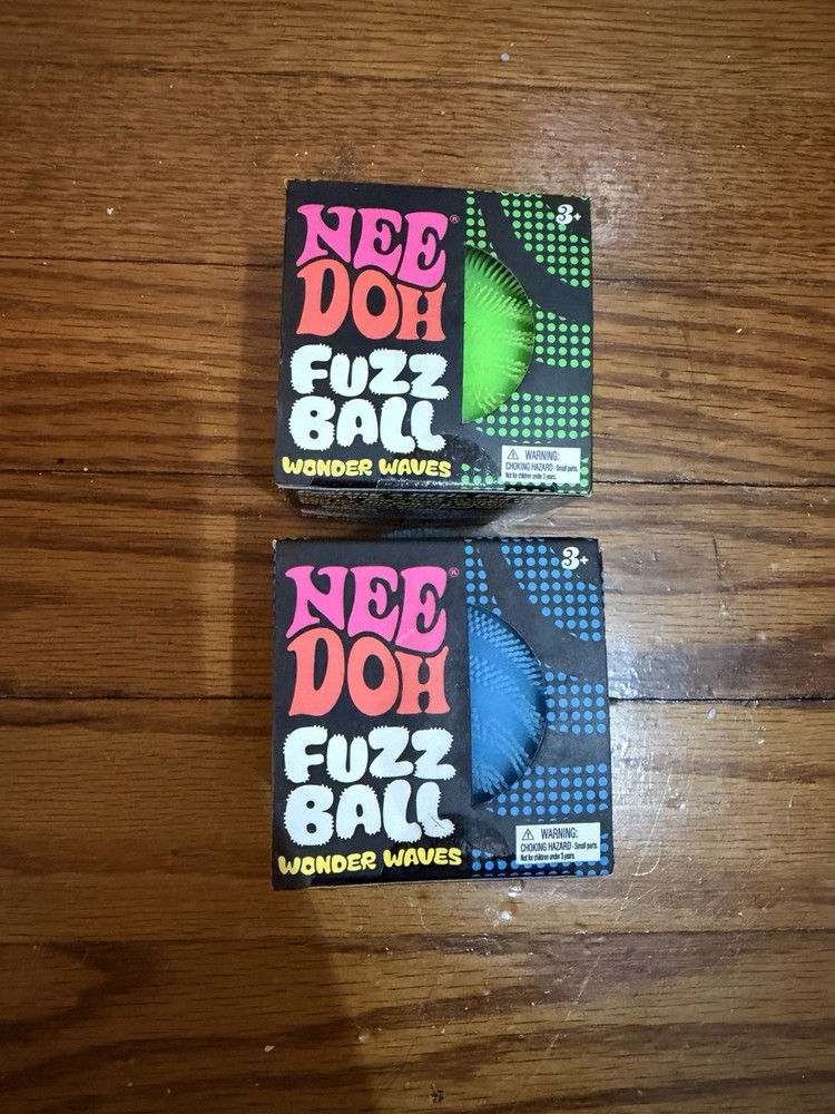 Needho Fuzz Ball Bundle Green And Blue