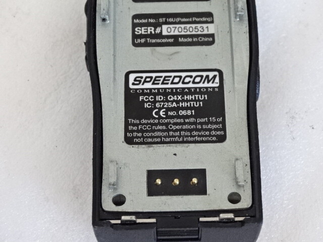 Speedcom ST16u hand held radios