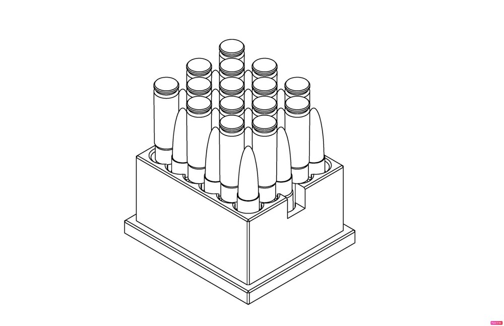REPACKBOX Fast Loading Tray: 7.62 X 39 for FILLING REPACKBOX Ammo Boxes