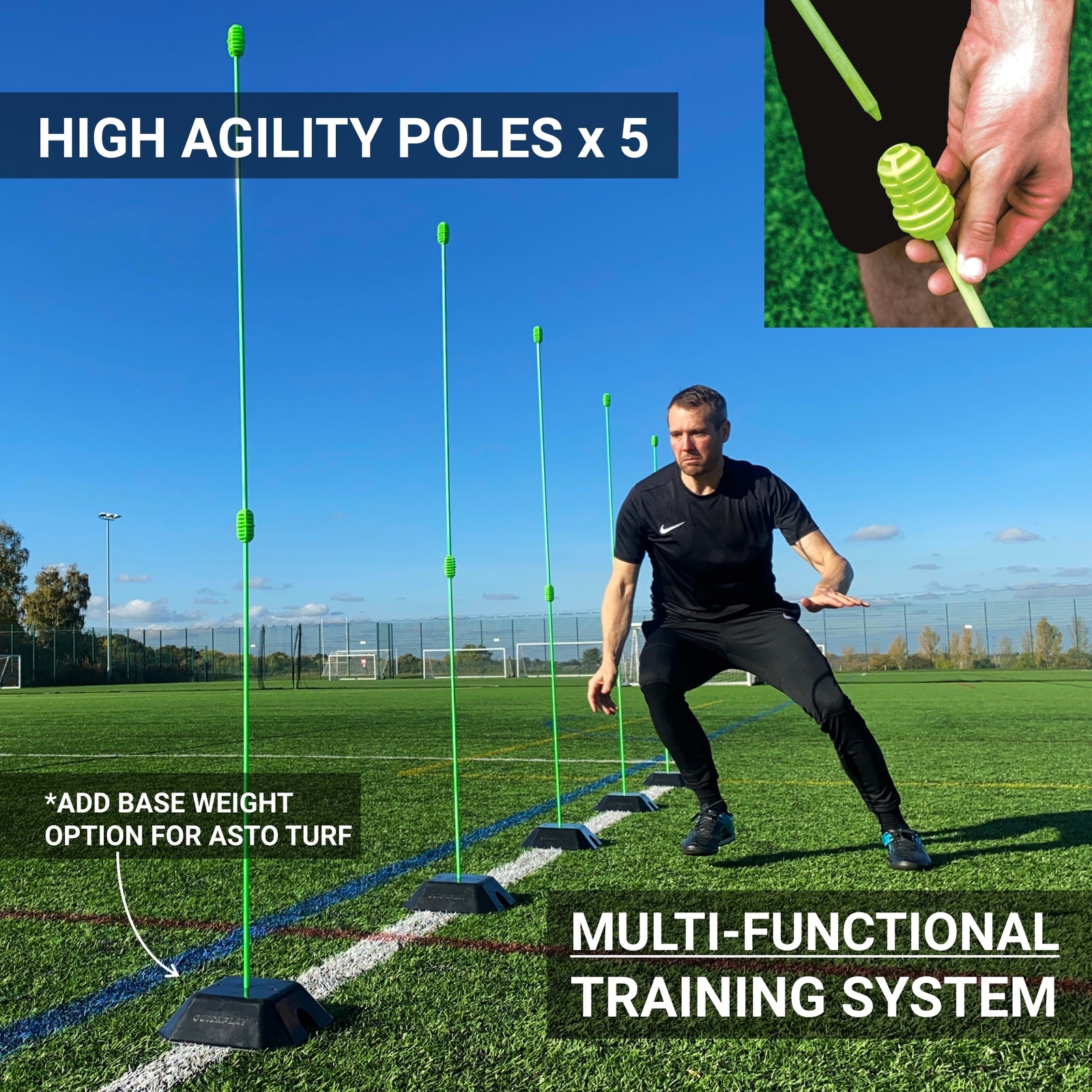 Agility Poles (set of 10)