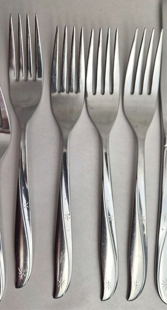 Oneida community stainless Twin Star, Atomic