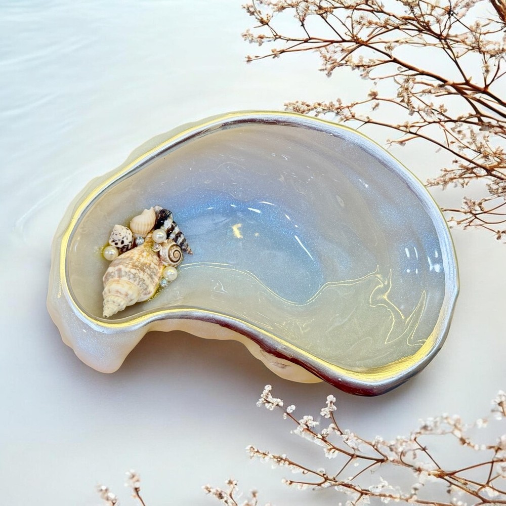 Medium Seashell Trinket Tray Mold For Resin